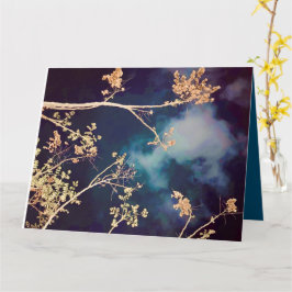 Tarjeta azul de medianoche