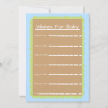Tarjeta azul de Moda Baby Shower para bebé
