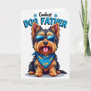 Tarjeta Azul del Padre Perro