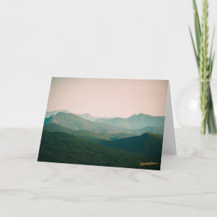 Tarjeta Azul por las montañas