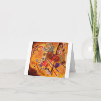 Azul rojo amarillo amarillo marrón de Kandinsky