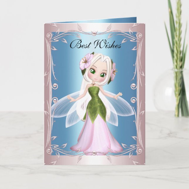 Tarjeta azul rosado (Anverso)