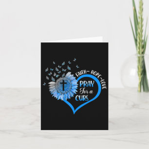 Tarjeta Azul Tipo 1 Diabetes Cardiopatía Mariposa Religios