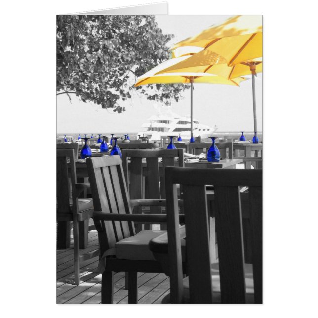 Tarjeta azul y amarilla (Frente)