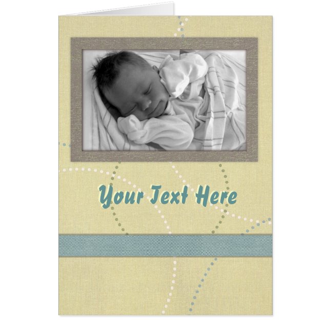 Tarjeta azul y amarilla (Frente)