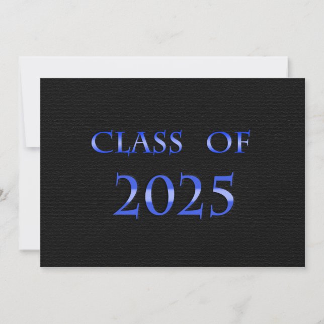 Tarjeta azul y negro de 2025 (Anverso)