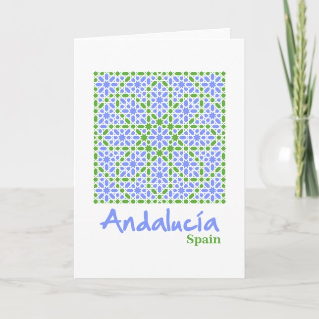 Tarjeta Azulejos Andaluces 7 (Anverso)