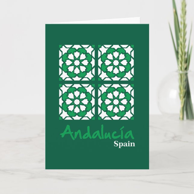 Tarjeta Azulejos Andaluzes 2 (Anverso)