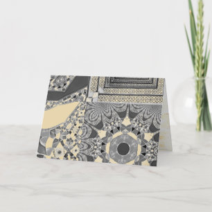 Tarjeta Azulejos geométricos con un giro CG