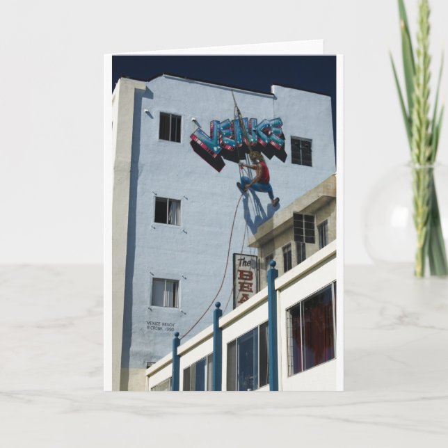 TARJETA AZULES DE VENECIA (Anverso)