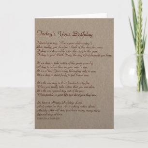 Tarjeta B04: Hoy es tu cumpleaños