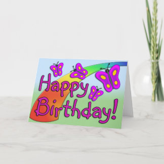 Tarjeta B-Día de la mariposa