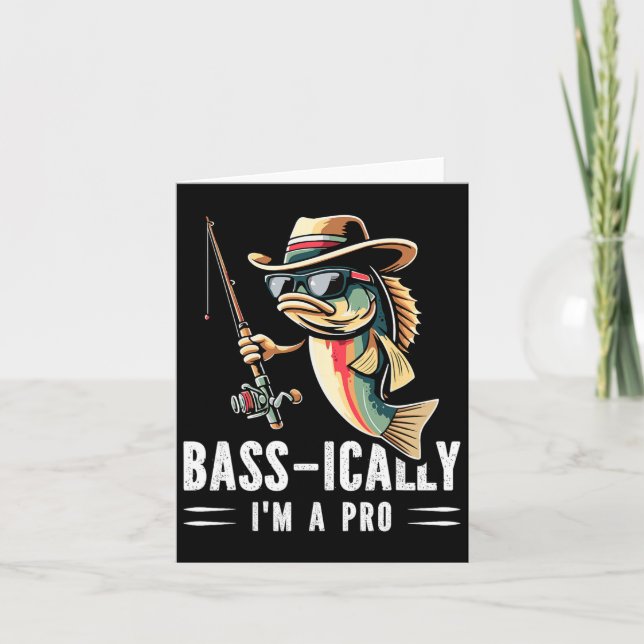 Tarjeta B-ic Soy Un Pescado Amante De La Pesca Muy Gracios (Anverso)