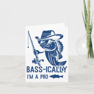 Tarjeta B-ic Soy Un Pescado Pescador Fundido Y Progresivo