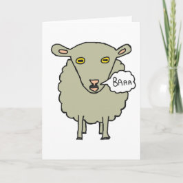 Tarjeta Baa Sheep
