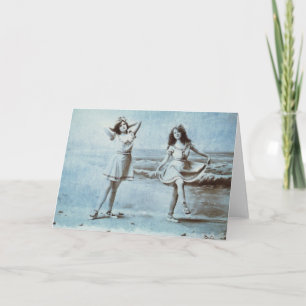 Tarjeta Babes de playa