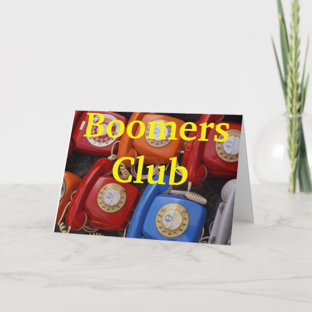 Tarjeta Baby Boomers (Anverso)