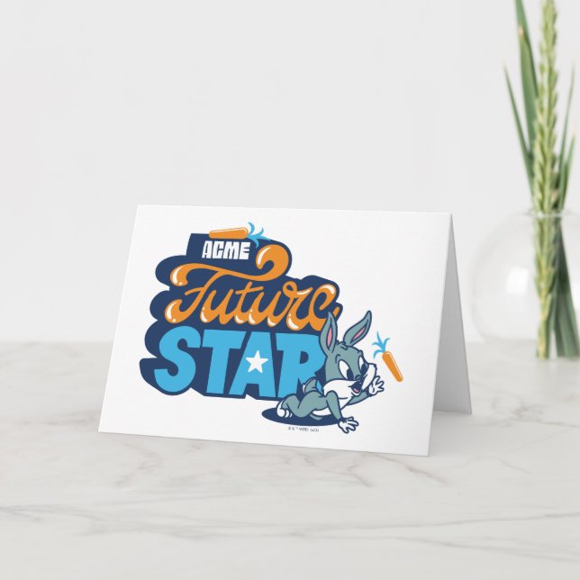 Tarjeta Baby BUGS BUNNY™ - Estrella futura (Anverso)