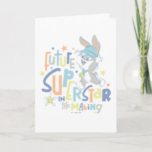 Tarjeta Baby BUGS BUNNY™ Future Superstar En Entrenamiento