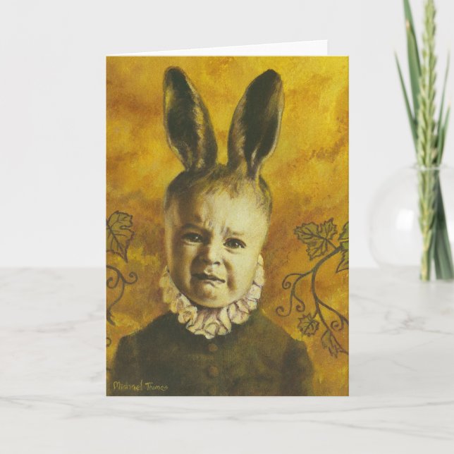 Tarjeta Baby Bunny Mutant Greetings Card (Anverso)