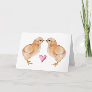 Tarjeta Baby Chick Love Card