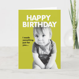 Tarjeta Baby Cute, Funny Birday Card