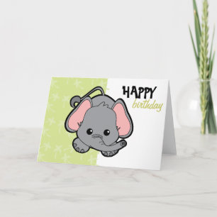 Tarjeta Baby Elephant Cutie