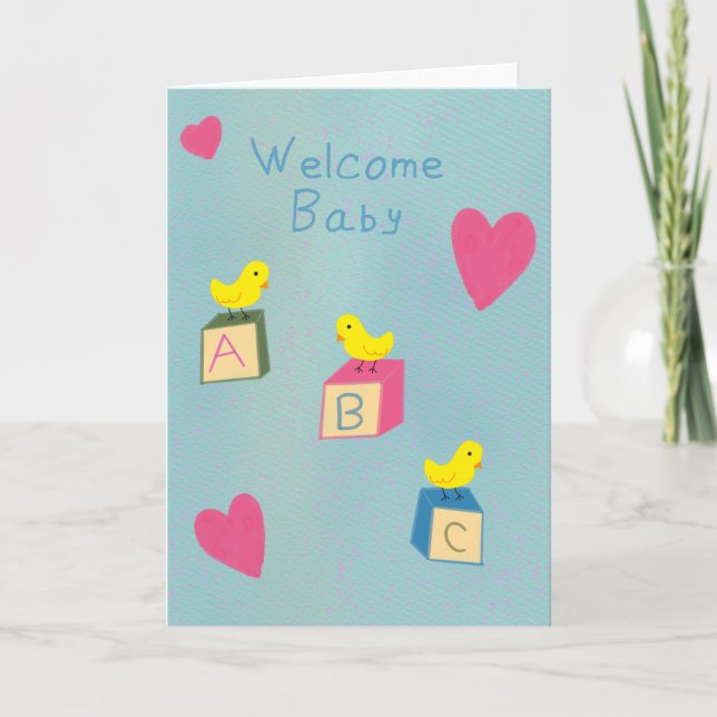 Tarjeta Baby greeting card (Anverso)