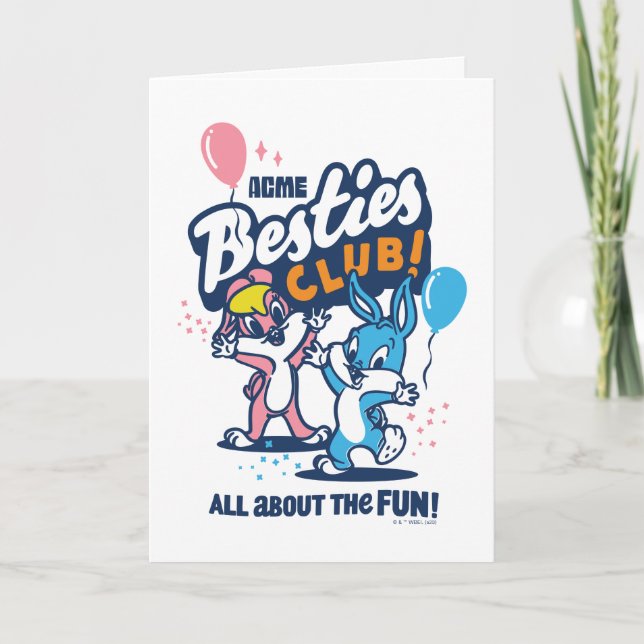 Tarjeta Baby Lola y BUGS BUNNY™ - Besties Club! (Anverso)