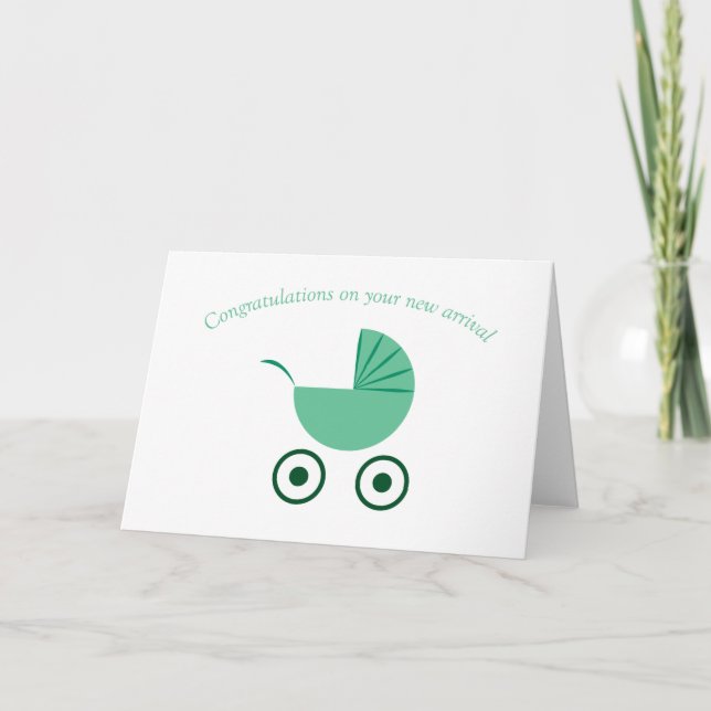 Tarjeta Baby Pram (Anverso)