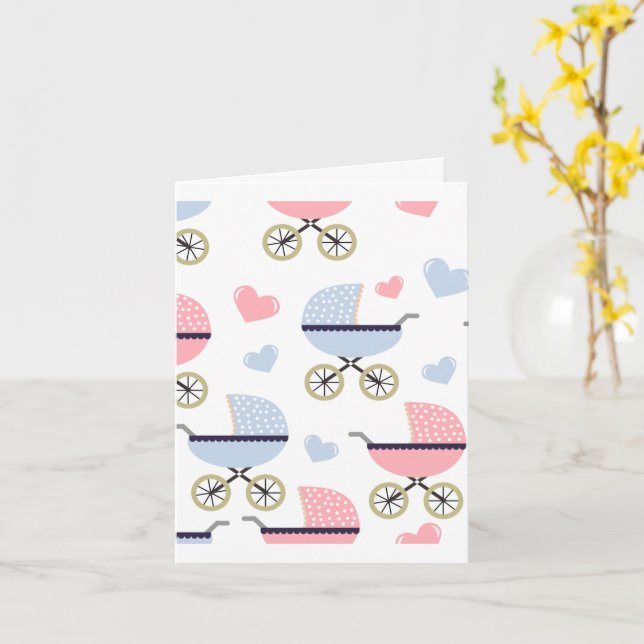 Tarjeta Baby Shower (flor amarilla)