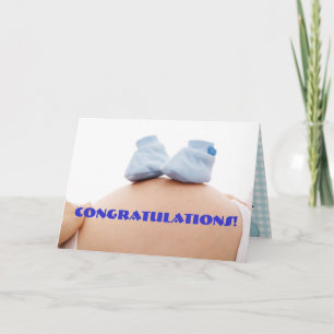 Tarjeta Baby Shower alegre