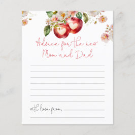 Tarjeta Baby Shower Apple of Our Eye Advance Mamá 