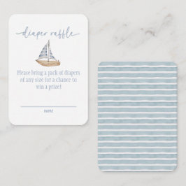 Tarjeta Baby Shower azul para bebé