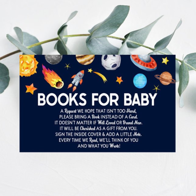 Tarjeta Baby Shower Books For Baby (Subido por el creador)