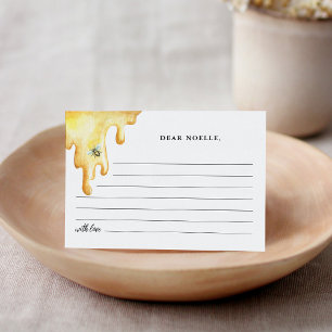 Tarjeta Baby Shower CALLA Honey Bee Time Capsule