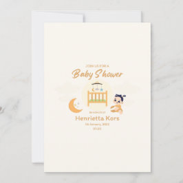 Tarjeta Baby Shower curada de sobres imprimible