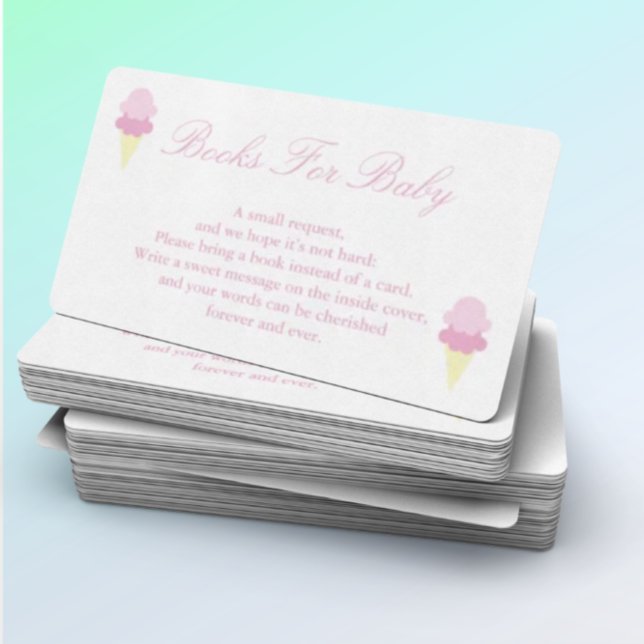 Tarjeta Baby Shower de crema de hielo de verano pa (Subido por el creador)