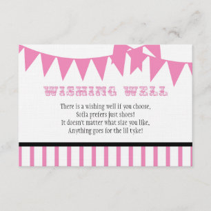 Tarjeta Baby Shower de deseo del carnaval
