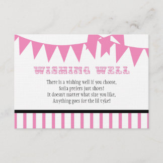 Tarjeta Baby Shower de deseo del carnaval