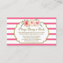 Tarjeta Baby Shower de solicitud de libro Bandas f