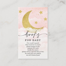 Tarjeta Baby Shower de solicitud de libro de Chica