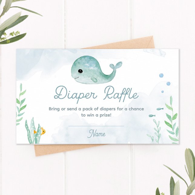 Tarjeta Baby Shower Diaper Raffle para bebé (Subido por el creador)
