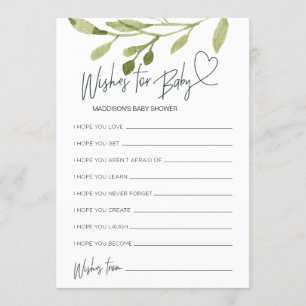 Tarjeta Baby Shower Neutral Para El Género