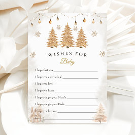 Tarjeta Baby Shower para los navidades