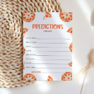 Tarjeta Baby Shower Pizza para bebés