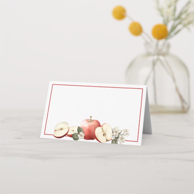 Tarjeta Baby Shower Place Apple Blossom Fall (Anverso)