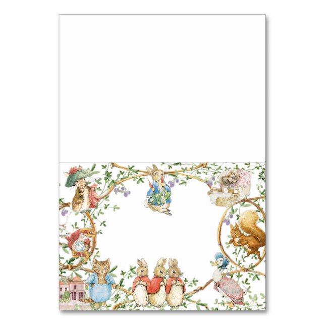 Tarjeta Baby Shower Place Classic Peter the Rabbit (Anverso)
