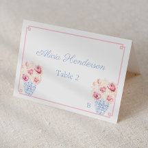 Tarjeta Baby Shower Place De Color Rosa Y Azul