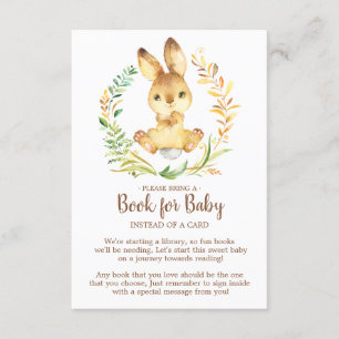 Tarjeta Baby Shower Sweet Bunny para bebé